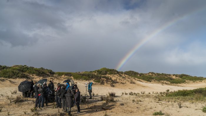 On location in the Coorong for Storm Boy, photo by Matt Nettheim